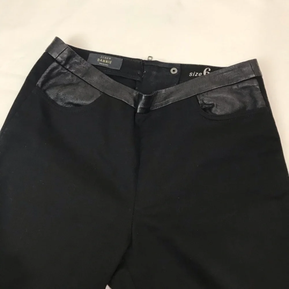 J CREW WOMEN'S Dannie Pants Skinny Slim - Black 26